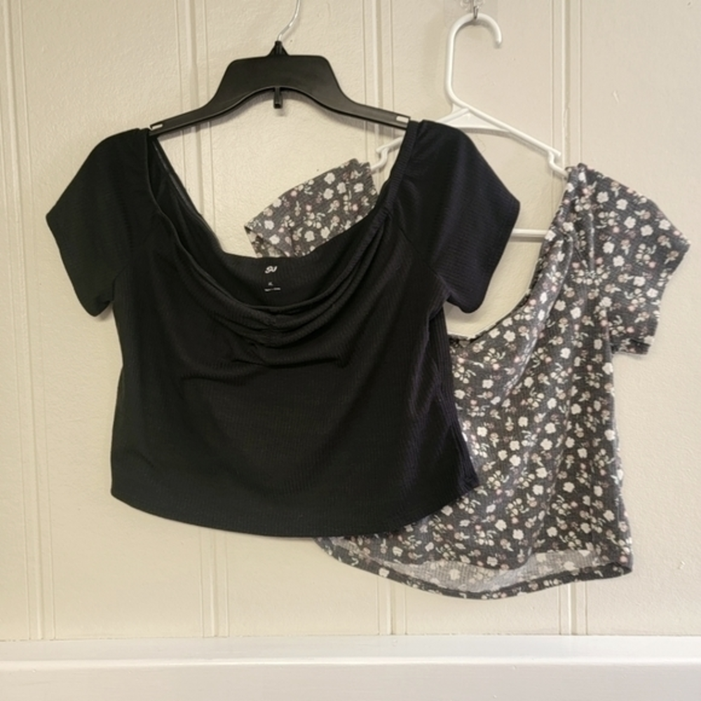 SO Off The‎ Shoulder Crop Top Bundle